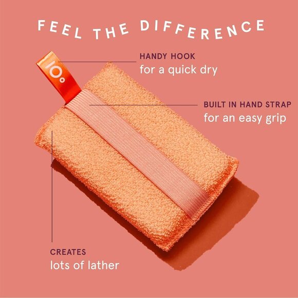 3 Count Cleanlogic Bath and Body LARGE Body Exfoliator, Assorted Colors - Picture 2 of 5